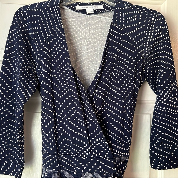 Diane Von Furstenberg Wrap Dress - Size 6 - Picture 3 of 6